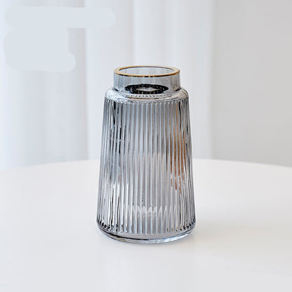 Retro/Modern Minimalist Glass Vase - NookTheOffice