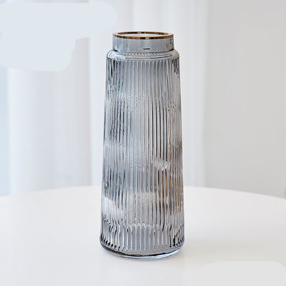 Ретро/модерна минималистична стъклена ваза
