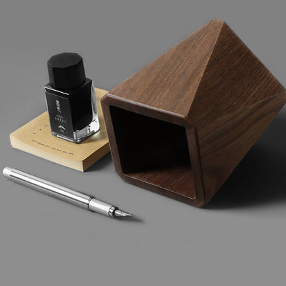 Wooden Desk Pen Holder - NookTheOffice