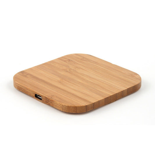 Square Bamboo Wireless Charger - NookTheOffice