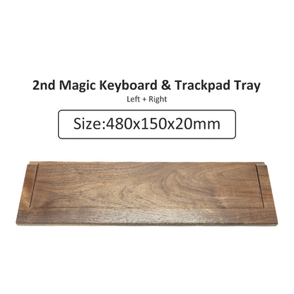 Black Walnut Keyboard Tray