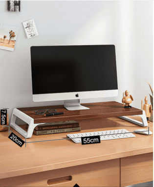 Wooden Computer Stand - NookTheOffice