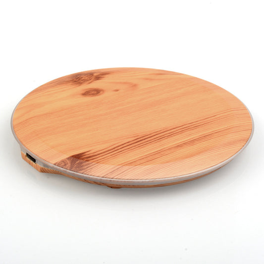 Wood Grain Fast Charge Wireless Charger Base - NookTheOffice