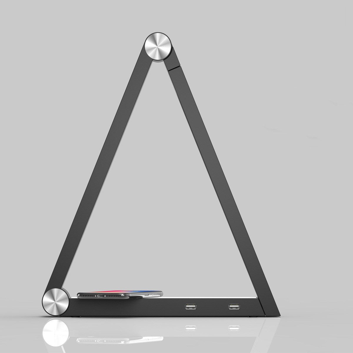 Wireless Charging LED Triangle Desk Lamp - NookTheOffice
