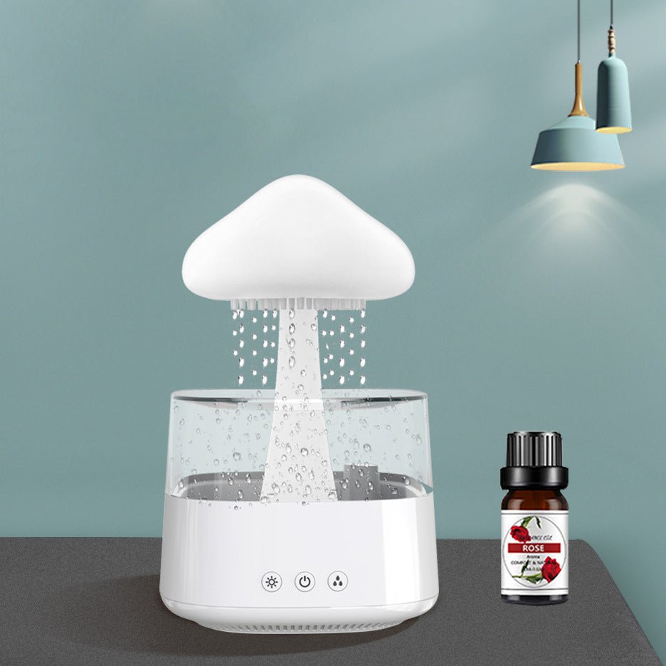 2-in-1 Desk Humidifier Rain Cloud Aromatherapy - NookTheOffice